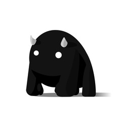 Little horned monster staring at you