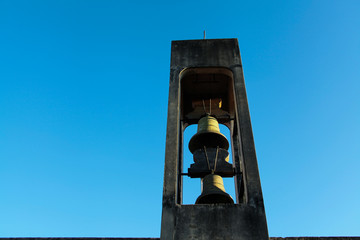 Belfry, or bell tower in the Monastery of São Bento, public place in Brasilia, Catholic religious temple, place for meditation and worship, a place that brings peace to the spirit and self-knowledge
