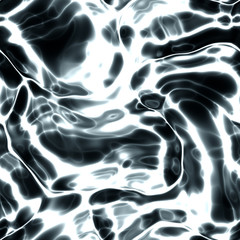  Blurry gradient glitch abstract artistic texture background. Wavy irregular bleeding dye seamless pattern. Digital colorful ombre distorted all over print. Variegated modern cloudy graphic backdrop.  © Limolida Studio