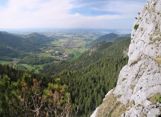 Kraxeln zur Sonnwendwand und Talblick auf Aschau