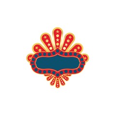 Circus vector illustration design logo emblems template
