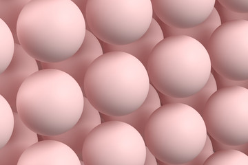 Background of pink balls
