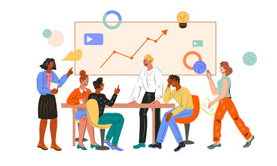 business, success, meeting, concept, way, businessman, people, brainstorming, discussion, arrow, gathering, man, job, banner, business people, group, site, business team, strategy, landing, company, c