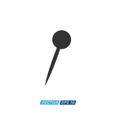 Paper Clip Icon Design Vector