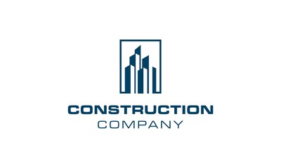 building construction company logo design