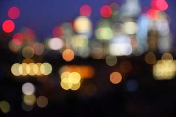 London defocused night lights © Tupungato