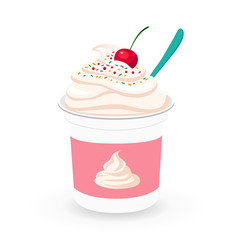 Frozen Yogurt Cup