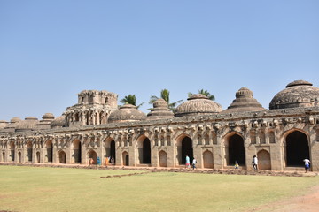 Elephant stables, Hampi , Karnataka, India