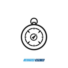 Compass Icon Design Vector