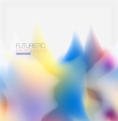 Liquid fluid color splashes abstract background, bright colorful shapes. Techno futuristic vector abstract background For Wallpaper, Banner, Background, Card, Book Illustration, landing page