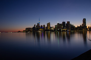 Obraz premium Toronto Skyline Sunset