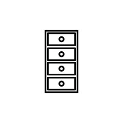 Cabinet icon template