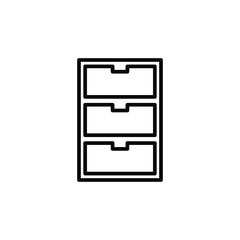 Cabinet icon template