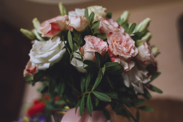 bouquet, wedding, bride, background, isolated, white, beautiful, flowers, floral, green, dress, rose, rustic, nature, beauty, woman, girl, decoration, flower, happy, celebration,