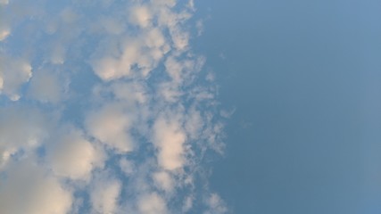 blue sky with clouds