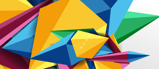 Trendy simple triangle abstract background, dynamic motion concept. Vector Illustration For Wallpaper, Banner, Background, Card, Book Illustration, landing page