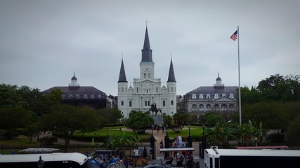 Fototapeta Low Angle View Of St Louis Cathedral Against Sky obraz