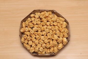 A lot of Brazilian savory snack