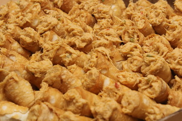 A lot of Brazilian savory snack