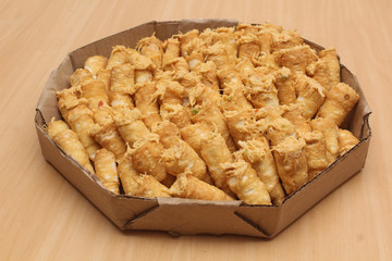 A lot of Brazilian savory snack