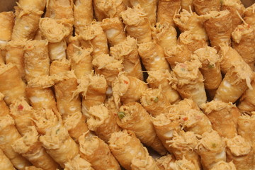 A lot of Brazilian savory snack
