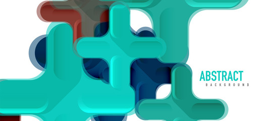 Glossy multicolored plastic style cross composition, x shape design, techno geometric modern abstract background. Trendy abstract layout template