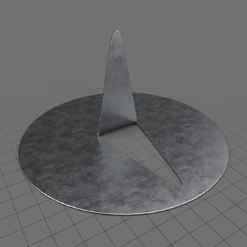 Flat head pushpin