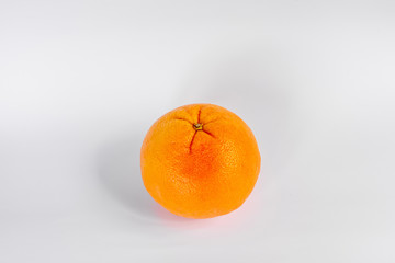 Half of grapefruit on a white background