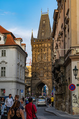 Fototapeta premium Powder Tower of Prague in Czech Republic.