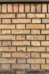 Backsteinwand