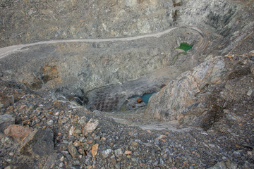 Open pit chromium chrome ore quarry mine