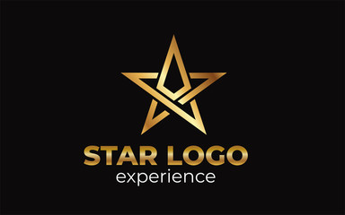 Obraz premium Creative luxury of star logo designs