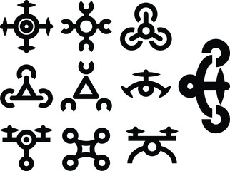 Media Icon Drone Vol 1 Line Style for any purposes website mobile app presentation