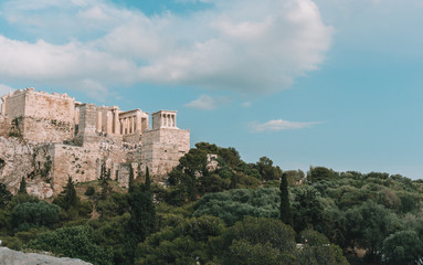 Fototapeta premium The ruins of the Acropolis, Athens Greece