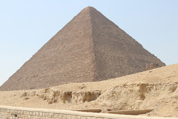 Fototapeta na wymiar Giza Pyramids and Sphinx in Cairo Egypt ancient Egyptian civilization landmark