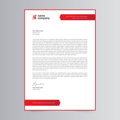 Professional And Modern Letterhead Template Design	
