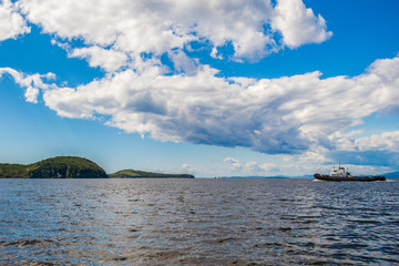 View from the lighthouse in Vladivostok 