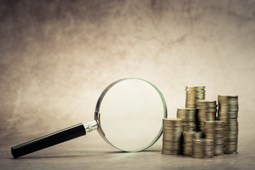 Magnifying Glass amd Money