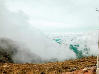 mountain landscape with cloud