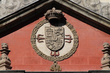 Escudo de Castilla y León Iglesia de Madrid, España