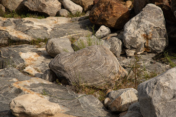 Close up of stone / rock formations at 