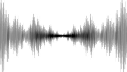 Black Earthquake Wave on White paper background,audio wave diagram concept,design for education and science,Vector Illustration.