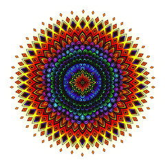 Vector Color Mandala Illustration