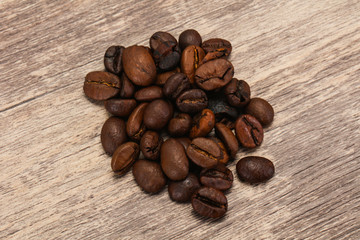 Roasted coffee beans for cooking