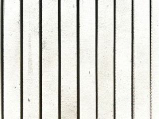 black and white wooden fence