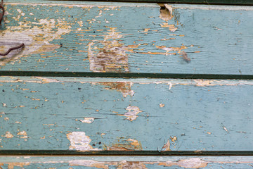 Hintergrund alte Holzdielen mit bläulichem Anstrich