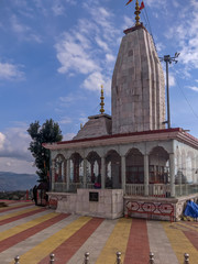 Hindu temple in himchal Pradesh, India.