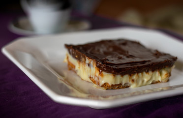 piece of chocolate cake