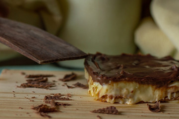 chocolate cake with chocolate