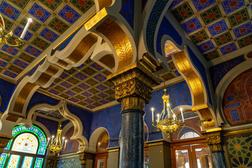 Fototapeta na wymiar Jubilee Synagogue Prague in Czech Republic.